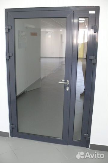 Двери алюминиевые