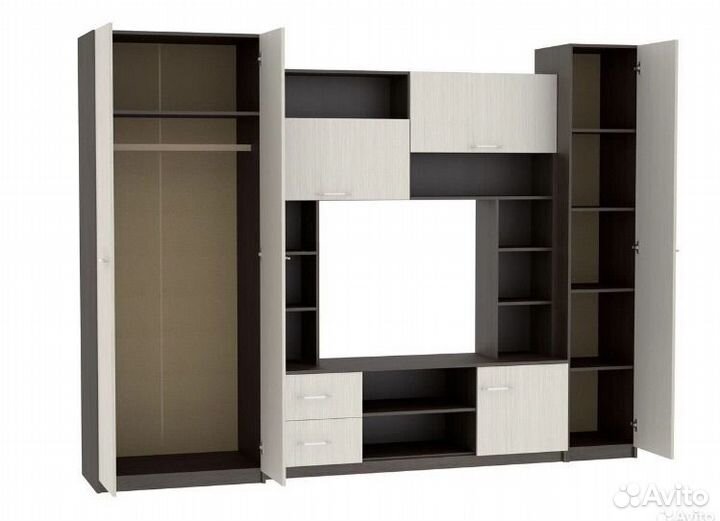 Стенка в гостиную со шкафом новая