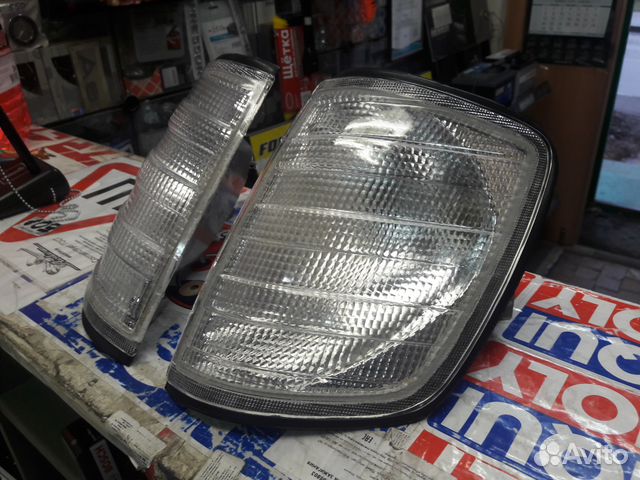 Поворотник Мерседес 124 W124 Жёлтый, Белый купить в Москве Depo 440 ...