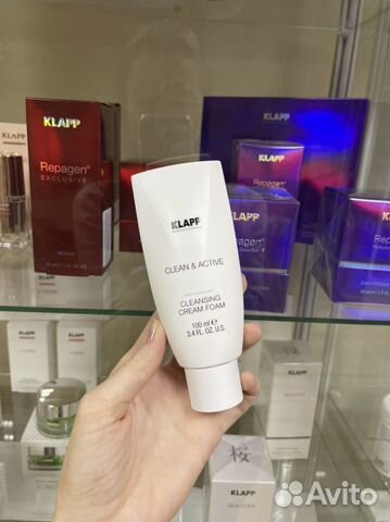 Крем-пена для умывания klapp Clean&Active 100 мл