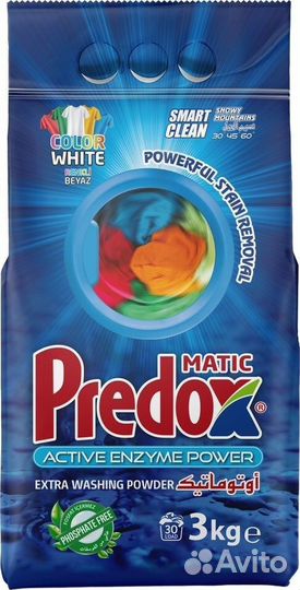 Стиральный порошок predox Свежесть гор 3 кг (6шт/к