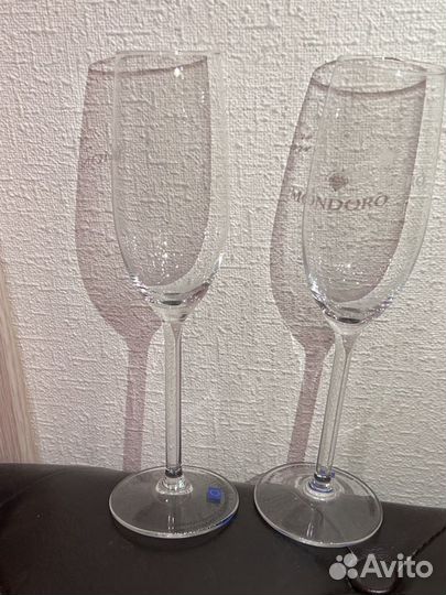 Фирменные бокалы Martini, Bohemia и др