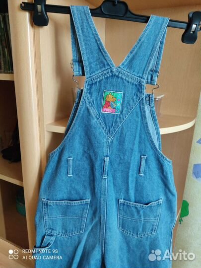 Джинсовый комбинезон для девочки 10 лет, США