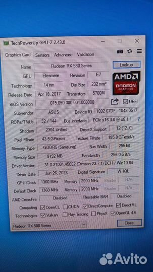 Rx 580 8Gb, Sapphire, Asus, xfx