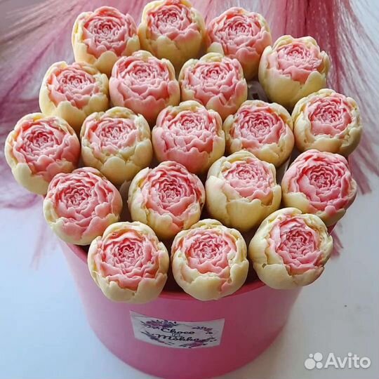 Шоколад пионы