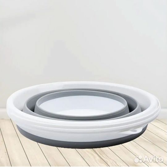 Ведро складное силиконовое