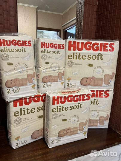 Памперсы huggies elit soft 2