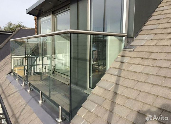 Стеклянные ограждения для веранд