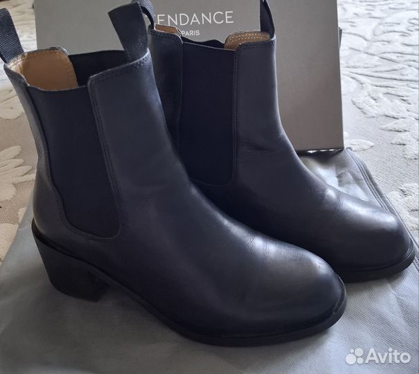 Ботинки челси женские 37 натуральная кожа