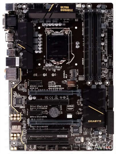Материнская плата gigabyte GA-Z170-D3H