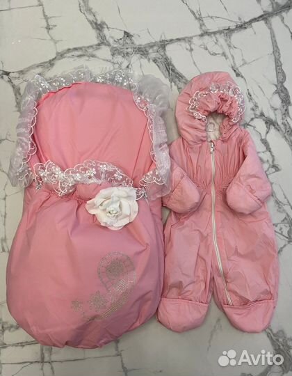 Конверт на выписку для девочки