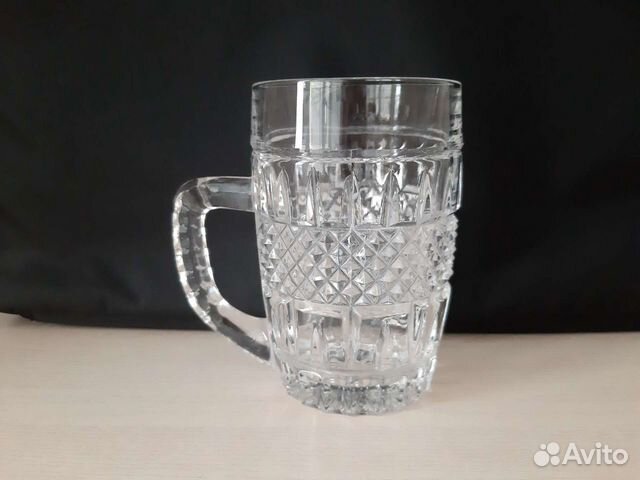 Кружка пивная Чехия. Хрусталь