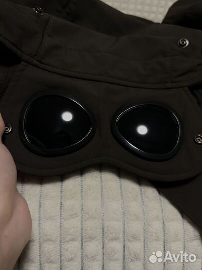 Зимняя куртка cp company с линзами