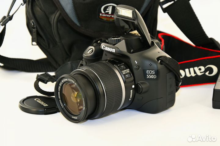 Canon EOS 550D/T2i 18.0MP зеркалка Kit 18-55