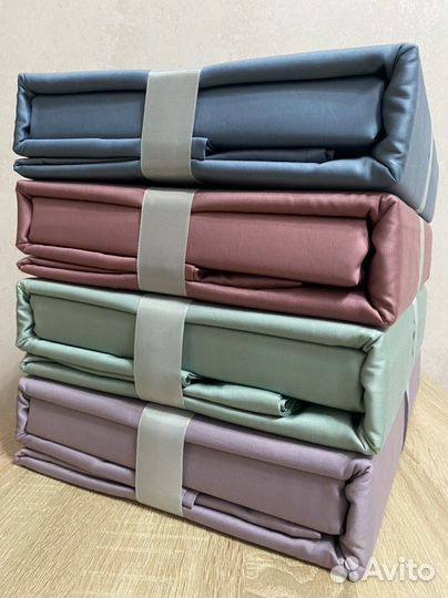 Постельное белье однотонное из люкс сатин