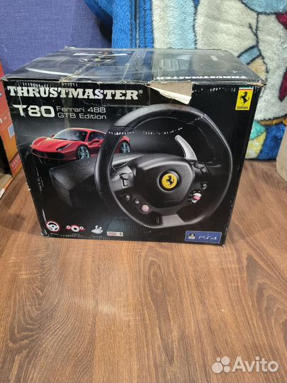 Игровой руль thrustmaster T80 Ferrari 488 GTB