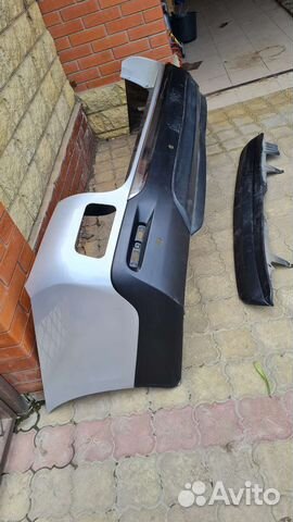 Бампер задний тайота хайленндор 2013г