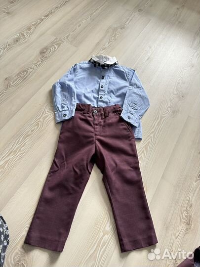 Костюм тройка с бабочкой размер 92