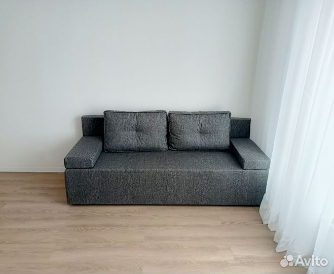 Новый диван темно-серый рогожка