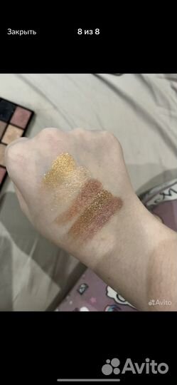 Палетки теней для глаз и лица