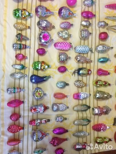 Новогодние игрушки на елку СССР