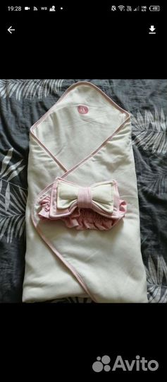 Конверт на выписку для девочки весна