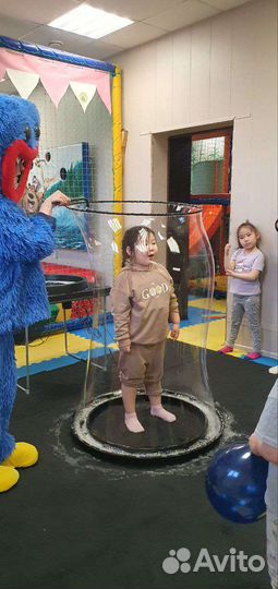 Шоу мыльных пузырей