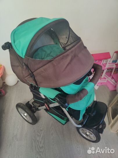 Прогулочная коляска зимняя бу