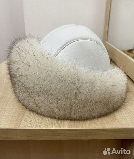 Шапка женская из песца