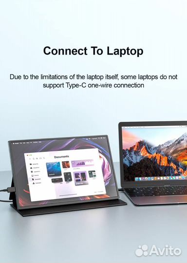 Портативный сенсорный монитор 2.5K 16 IPS 144Hz