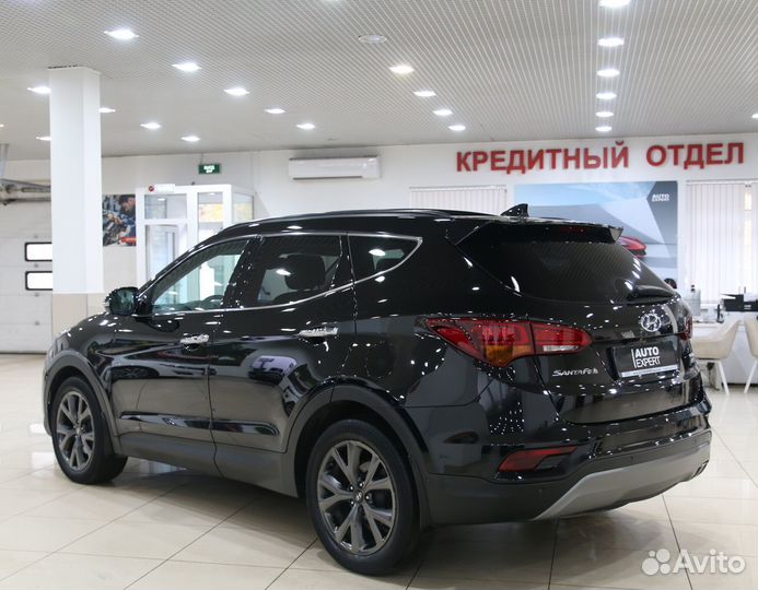 Hyundai Santa Fe 2.2 AT, 2018, 100 000 км