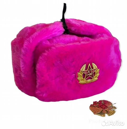 Шапка ушанка женская