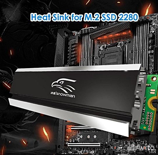 Радиатор Snowman M.2 SSD Cooler 2280