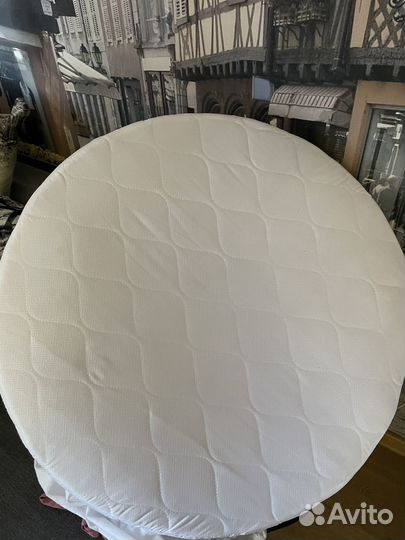 Матрас на круглую Кровать + непромокаемая прост
