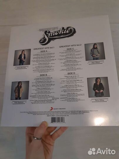 Smokie greatest hits 2016г 2lp