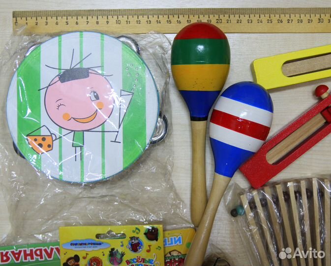 Набор шумовых музыкальных инструментов для детей