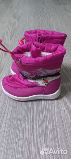 Зимние сапожки для девочки 21 размер