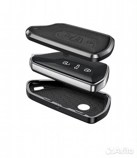 Чехол на ключ Volkswagen / Фольксваген металл brown