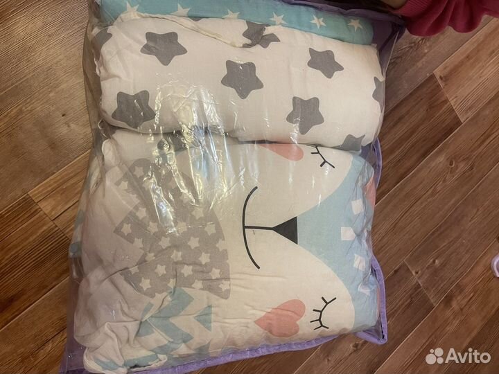 Бортики в детскую кроватку бу