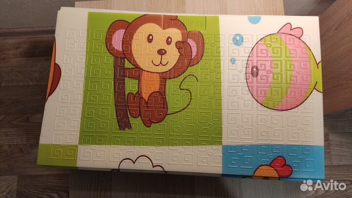 Детский коврик для ползания складной