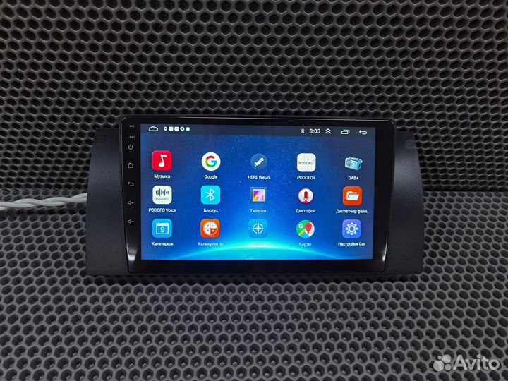 Магнитола BMW X5 5 e53 e39 Android IPS экран новая
