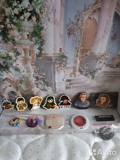 Брелки Значки Star Wars Star Trek Marvel Аниме