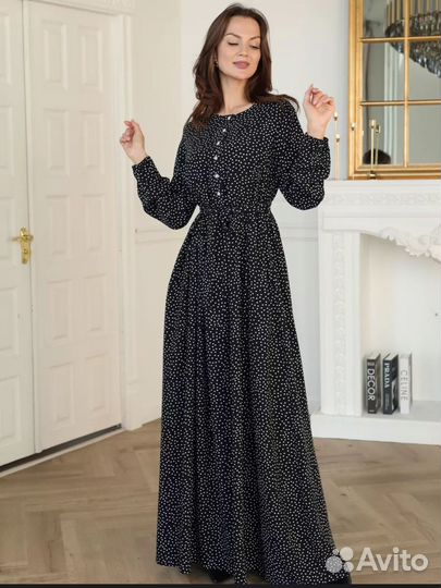 Платье в горошек