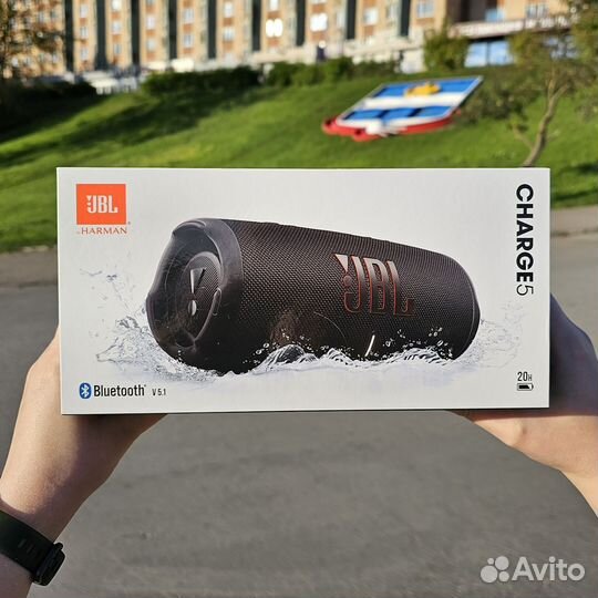 Колонка JBL Charge 5, Black. Новая, оригинальная