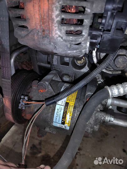 Компрессор кондиционера рено гранд сценик 2