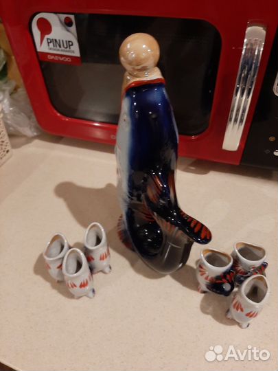 Штоф, графин Рыба