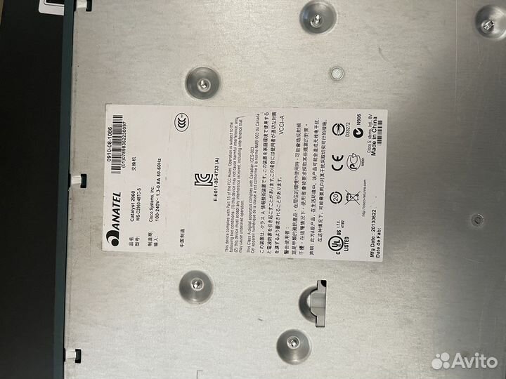 Коммутатор Cisco WS 2960-48TT-L