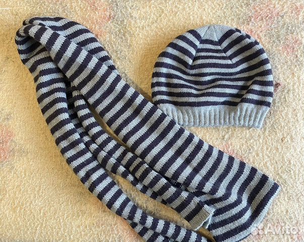 Комплект шапка и шарф