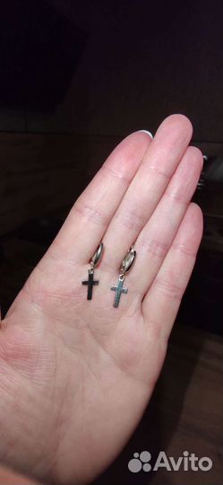 Серьги серебро 925