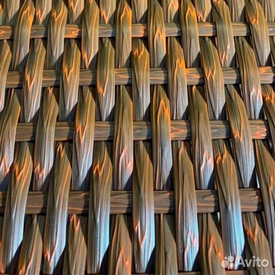 Обувница из искусственного ротанга